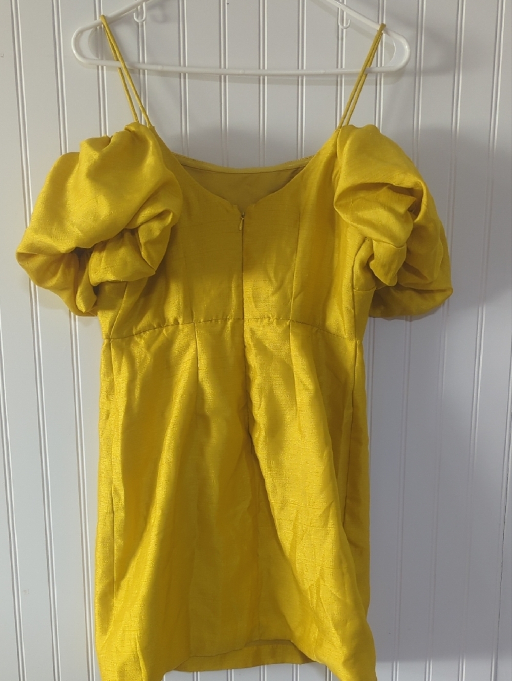 Anthropologie Let Me Be Slim Off-The-Shoulder Puff Sleeve Dress - Picture 4 of 6